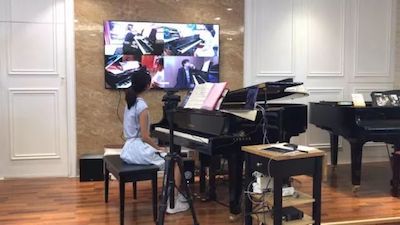 GA黄金甲特邀艺术家浙江音乐学院钢琴系丁阳博士Hybrid远程教育大师班+音乐会圆满成功